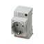 Socket outlet for distribution board Phoenix Contact EO-CF/PT/LED 250V 16A AC thumbnail 2