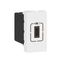 MOSAIC USB CHARGEUR 1 MOD TYPE C 1.5A 7.5W WHITE thumbnail 1