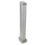 Mini column direct clipping 2 compartments 0.68m aluminium thumbnail 1