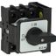 On-Off switch, P1, 40 A, flush mounting, 3 pole, 1 N/O, 1 N/C, with black thumb grip and front plate thumbnail 2