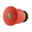 Emergency stop/emergency switching off pushbutton, RMQ-Titan, Palm-tree shape, 45 mm, Non-illuminated, Pull-to-release function, Red, yellow, with mec thumbnail 6