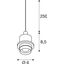 FENDA E27 pendant,white,without canopy & shade,open cable thumbnail 3