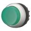 Illuminated pushbutton actuator, RMQ-Titan, Extended, momentary, green, Blank, Bezel: titanium thumbnail 2