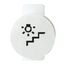LENS WITH ILLUMINATED SYMBOL FOR COMMAND DEVICES - STAIR LIGHT - SYMBOL STAIR - SYSTEM WHITE thumbnail 1