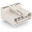 Plug for PCBs angled 5-pole white thumbnail 3