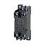 Socket, DIN rail/surface mounting, 8-pin, screw terminals thumbnail 1