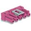Socket for PCBs angled 5-pole pink thumbnail 1