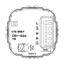 UP floor controller 10-40C, anthracite 55x55, AC230V, 16 A, 1 NO contact, PWM / 2 point control, power switch, TA, LED display, remote sensor thumbnail 3