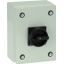 Main switch, P1, 40 A, surface mounting, 3 pole + N, STOP function, With black rotary handle and locking ring, Lockable in the 0 (Off) position, in st thumbnail 2