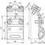 Gutter clamp Al f. bead 13-25mm with two-screw cleat for Rd 7-10mm thumbnail 2