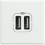 AXOLUTE - DOUBLE USB CHARGER WHITE thumbnail 2