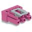 Socket for PCBs angled 3-pole pink thumbnail 5