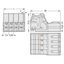 831-3203/133-000 1-conductor male connector; Push-in CAGE CLAMP®; 10 mm² thumbnail 3