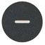 Button plate flat with inscription, black with white " - " thumbnail 1