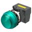 M22N Indicator, Plastic semi-spherical, Green, Green, 220/230/240 V AC thumbnail 1