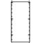 Mounting plate, for distribution pillars, PVC, for ZAL142, 600 x 276 m thumbnail 1