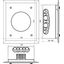 Test joint box f. ETIC systems 185x145x90mm plastic - grau thumbnail 2