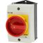 Main switch, T0, 20 A, surface mounting, 1 contact unit(s), 1 pole, Emergency switching off function, With red rotary handle and yellow locking ring, thumbnail 7