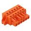 1-conductor female connector CAGE CLAMP® 2.5 mm² orange thumbnail 1