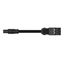 pre-assembled connecting cable Eca Plug/open-ended black thumbnail 2