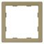 DELTA style gold intermediate frame for installation of 55x55 mm devices thumbnail 1