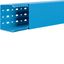 Slotted panel trunking made of PVC BA7 80x100mm blue thumbnail 1