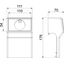 RD GT40105 rws Mounting box RAUDUO empty with frame 9010 thumbnail 2