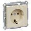 SCHUKO socket-outlet, screwless terminals, white, glossy, System M thumbnail 2
