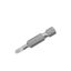 Bit for slotted screws, E 6.3 DIN 3126, With assembly peg, Slotted, 4  thumbnail 2