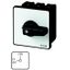 On-Off switch, P3, 63 A, flush mounting, 3 pole, with black thumb grip and front plate thumbnail 1