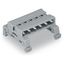 Double pin header DIN-35 rail mounting 10-pole gray thumbnail 2