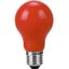 LED E27 Fila GLS A60x105 230V 1W AC Red Non-Dim thumbnail 2
