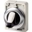 Changeover switch, RMQ-Titan, with thumb-grip, momentary, 3 positions, Front ring stainless steel thumbnail 2