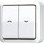 2-gang blind switch/push-button 10 AX 639VAWW thumbnail 2