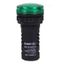 Pilot light 22D 230V AC LED, green thumbnail 1