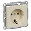 SCHUKO socket-outlet, screwless terminals, white, glossy, System M thumbnail 3