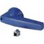 Rotary handle, 6mm, direct mounting, blue thumbnail 4