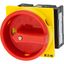 Main switch, T3, 32 A, flush mounting, 1 contact unit(s), 2 pole, Emergency switching off function, With red rotary handle and yellow locking ring, Lo thumbnail 11