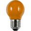 LED E27 Fila Ball G45x75 230V 1W AC Orange Non-Dim thumbnail 1