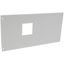 Metal faceplate XL³ 800/4000 - for DPX 630 horizontal - captive screws - 24 mod thumbnail 1