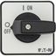 On-Off switch, P1, 32 A, flush mounting, 3 pole, with black thumb grip and front plate thumbnail 34