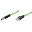 EtherCat Cable (assembled), Connecting line, Number of poles: 4, 15 m thumbnail 1