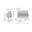 PCB terminal block push-button 1.5 mm² gray thumbnail 2