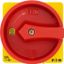 Handle, red/yellow, lockable, for metal shaft, for padlock, for P1 thumbnail 4