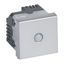 Energy saving switch Mosaic - 10 AX - 250 V~ - alu thumbnail 2