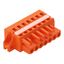 1-conductor female connector CAGE CLAMP® 2.5 mm² orange thumbnail 1