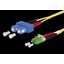 OpDAT patch cord SC-D/LC-D APC OS2, 2.0 m thumbnail 1