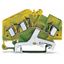 3-conductor ground terminal block 4 mm² center marking green-yellow thumbnail 3