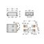 SMD PCB terminal block 0.5 mm² Pin spacing 3 mm white thumbnail 4