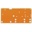 End plate snap-fit type 1.5 mm thick orange thumbnail 2
